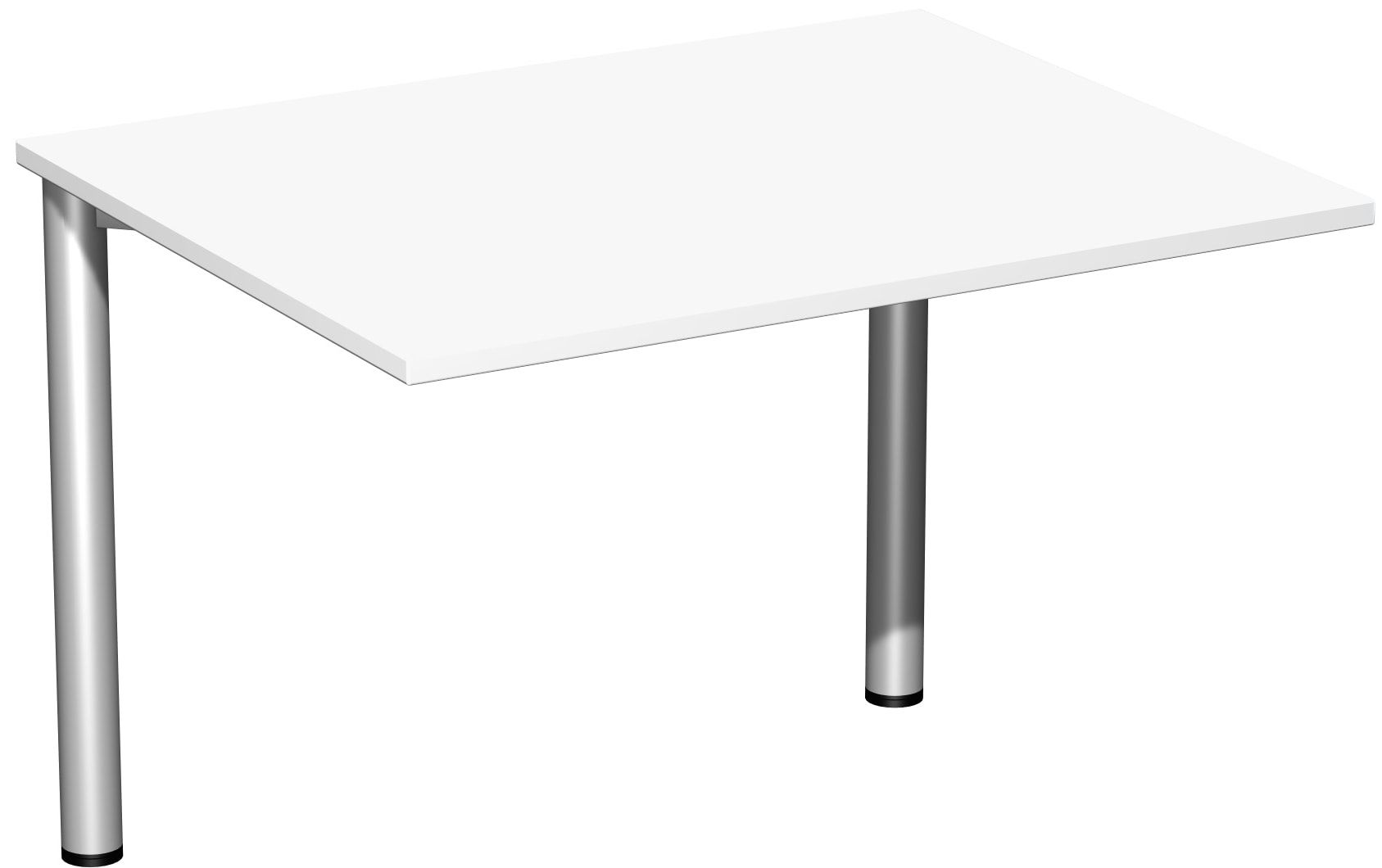 Schreibtisch - 4-Fuß Flex - Bürotisch - 720 x 1.000 x 800 mm (HxBxT) - Gestell anthrazit - Ahorn