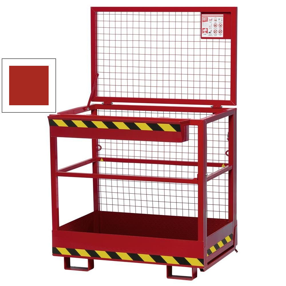 Arbeitsbühne, Personenkorb, Arbeitskorb, Montagebühne, Gewicht 125, Traglast 300 kg, Maße 1.900 x 1.200 x 800 mm (HxBxT), Farbe anthrazitgrau