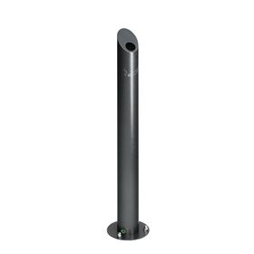 Standascher - Edelstahl - Volumen 4 l - 1.000 x 200 x 200 mm (HxBxT) - Struktur Pulverbeschichtung in wählbarer Farbe