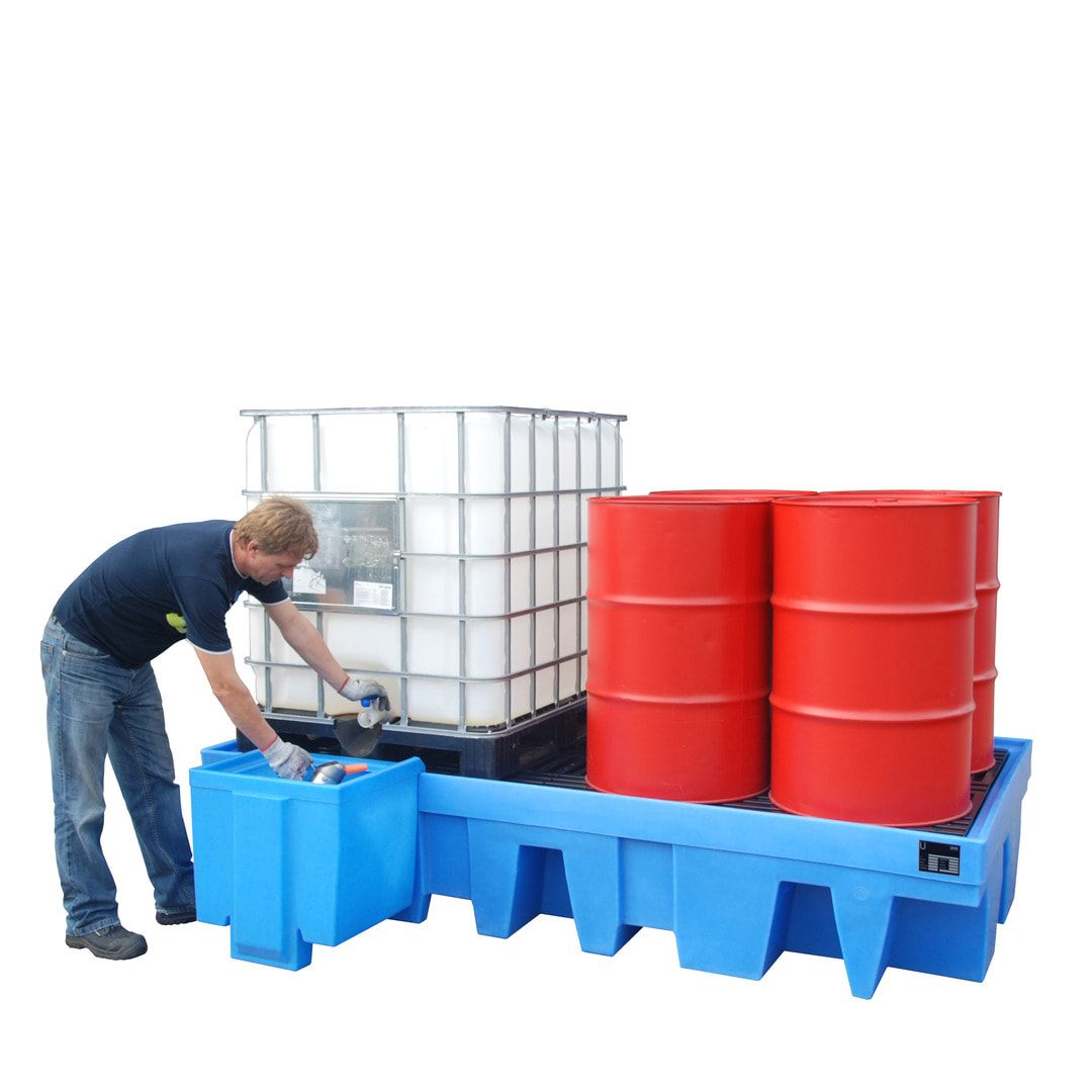 Auffangwanne aus PE - 1.000 l Volumen - 1 Stk. IBC
