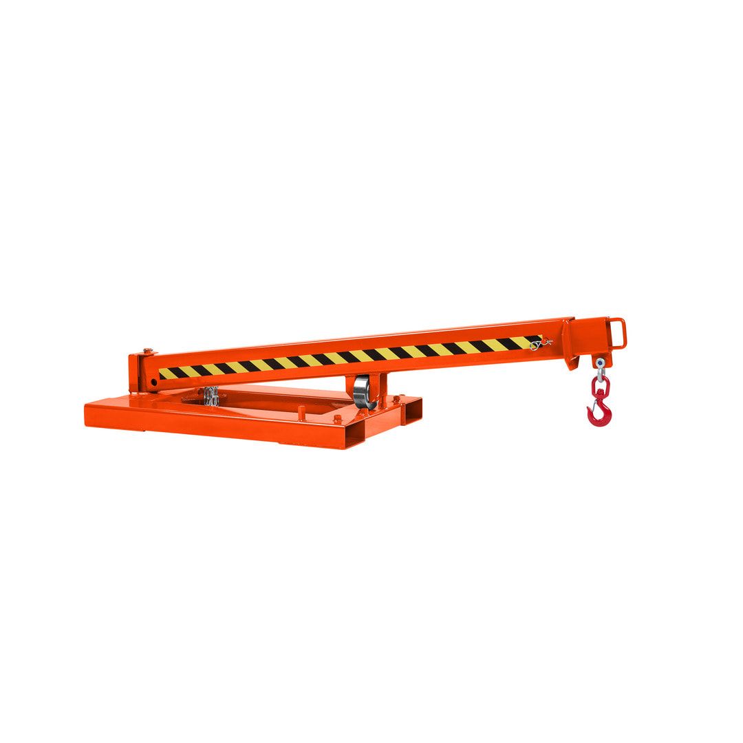 Kranarm, seitenverstellbar - Traglast 1.000 kg - Länge 2.260 - 3.760 mm - anthrazitgrau