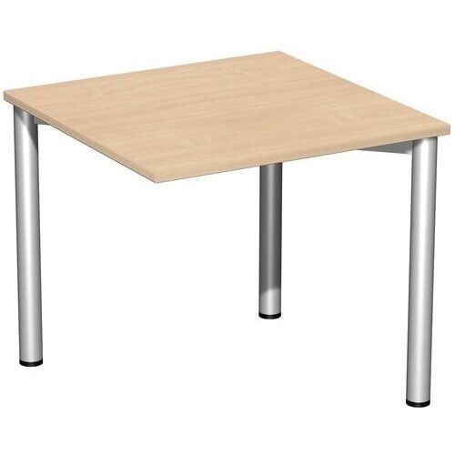 Schreibtisch - 4-Fuß Flex - Bürotisch - 720 x 1.000 x 800 mm (HxBxT) - Gestell anthrazit - Ahorn