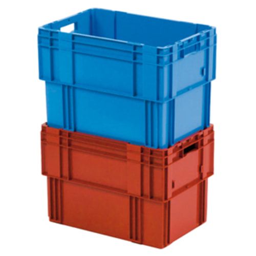 Temperaturbeständige Drehstapelbehälter - Volumen 60 l - VE 2 Stk. - Farbe blau