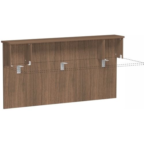 Anbau Thekenelement, Anbaumodul, Fachseiten, 25 mm Dreischicht-Feinspan, 1.025 x 1.800 x 300 mm (HxBxT), Dekor Ahorn