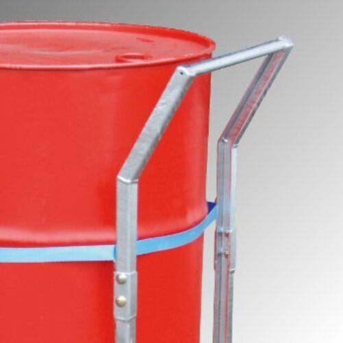 Fassroller für 200 l Fässer - 300 kg - öldicht mit Schiebebügel - verzinkt