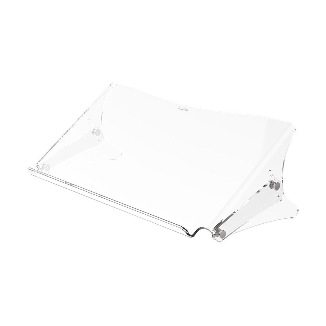 Dokumentenhalter - Tablet-Halter - Schreibtischorganizer - 206 x 536 x 270 mm (HxBxT) - Acryl - höhenverstellbar - Farbe transparent