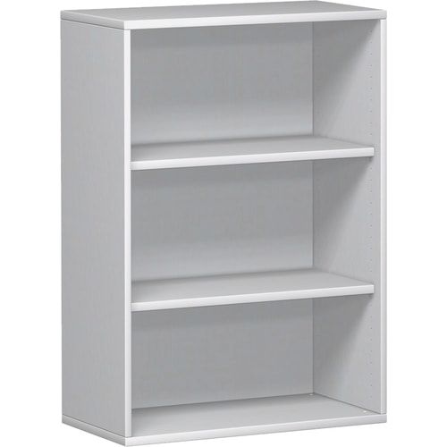 Büroregal, Metallsockel/Standfüße, 2 Einlegeböden, modular, Dreischicht-Feinspan, Einlegeboden, 1.152 x 1.000 x 425 mm (HxBxT), Dekor Ahorn