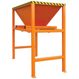 Eichinger Befülltrichter, Übergabesilo, für Big Bags oder Container, Staplertaschen, 4 Ösen, 2.090 x 1.090 x 2.210 mm (HxBxT), Farbe wählbar