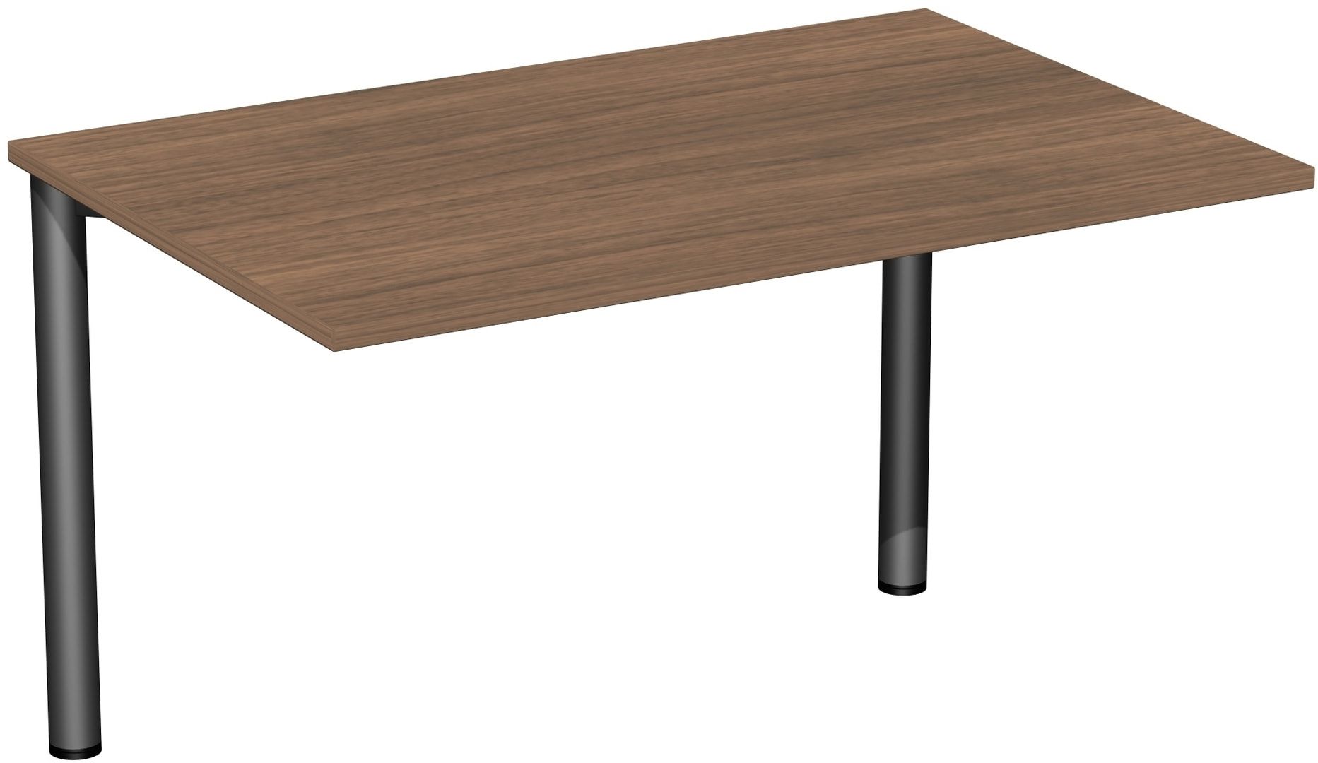 Schreibtisch - 4-Fuß Flex - Bürotisch - 720 x 1.200 x 600 mm (HxBxT) - Gestell anthrazit - Ahorn