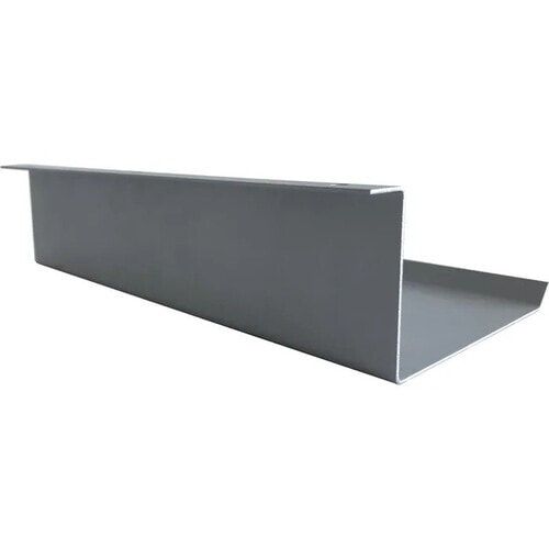 Kabelhalter unter der Tischplatte zu montieren, 300x130x70mm, silber