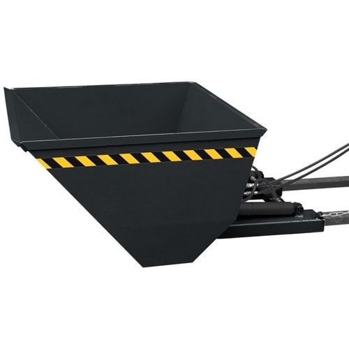 Eichinger Stapler-Schaufel, hydraulisch, Volumen 1.000 l, Traglast 2.000 kg, Maße 820 x 1.830 x 1.865 mm, Farbe anthrazitgrau (RAL 7016)