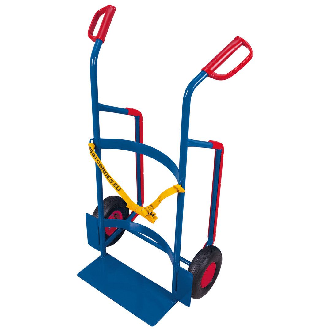 Fasskarre für 220-l-Kunststofffässer - Tragkraft 250 kg - 1.190 x 470 x 660 mm (HxBxT) - Luftbereifung