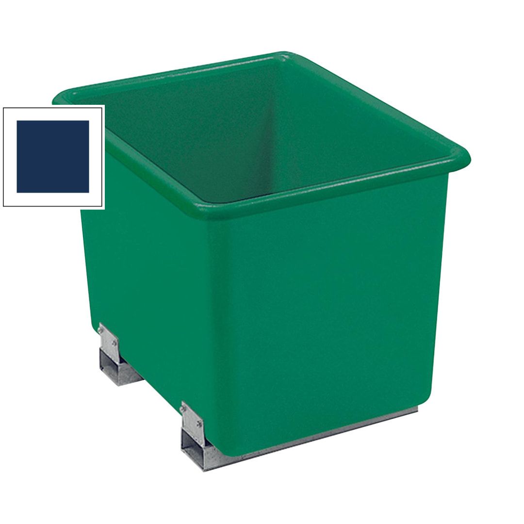 Rechteckbehälter - GFK - Staplertaschen - 1.002 x 2.110 x 1.480 mm (HxBxT) - 2.200 l - blau