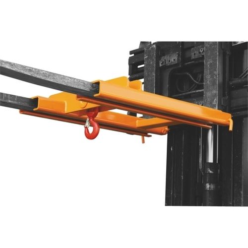 Eichinger Lasthaken für Stapler/Kran für 1 Staplerzinken, Zinken-QS 200 x 80 mm (BxH), 510 x 210 x 400 mm (HxBxT), Gewicht 15 kg, Farbe anthrazitgrau