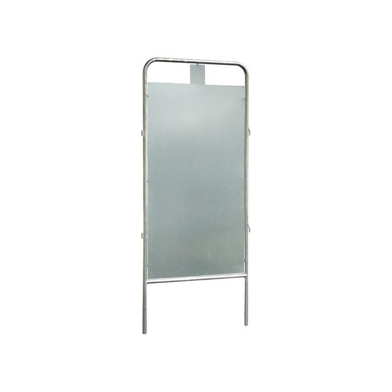 Wahltafel, 1 oder 2 Kandidaten, feuerverzinktes Blech, Stahlrohr, optimierte Anzeigefläche, Gesamthöhe 2.300 mm, 1.700 x 1.000 mm (HxB Anzeigefläche)
