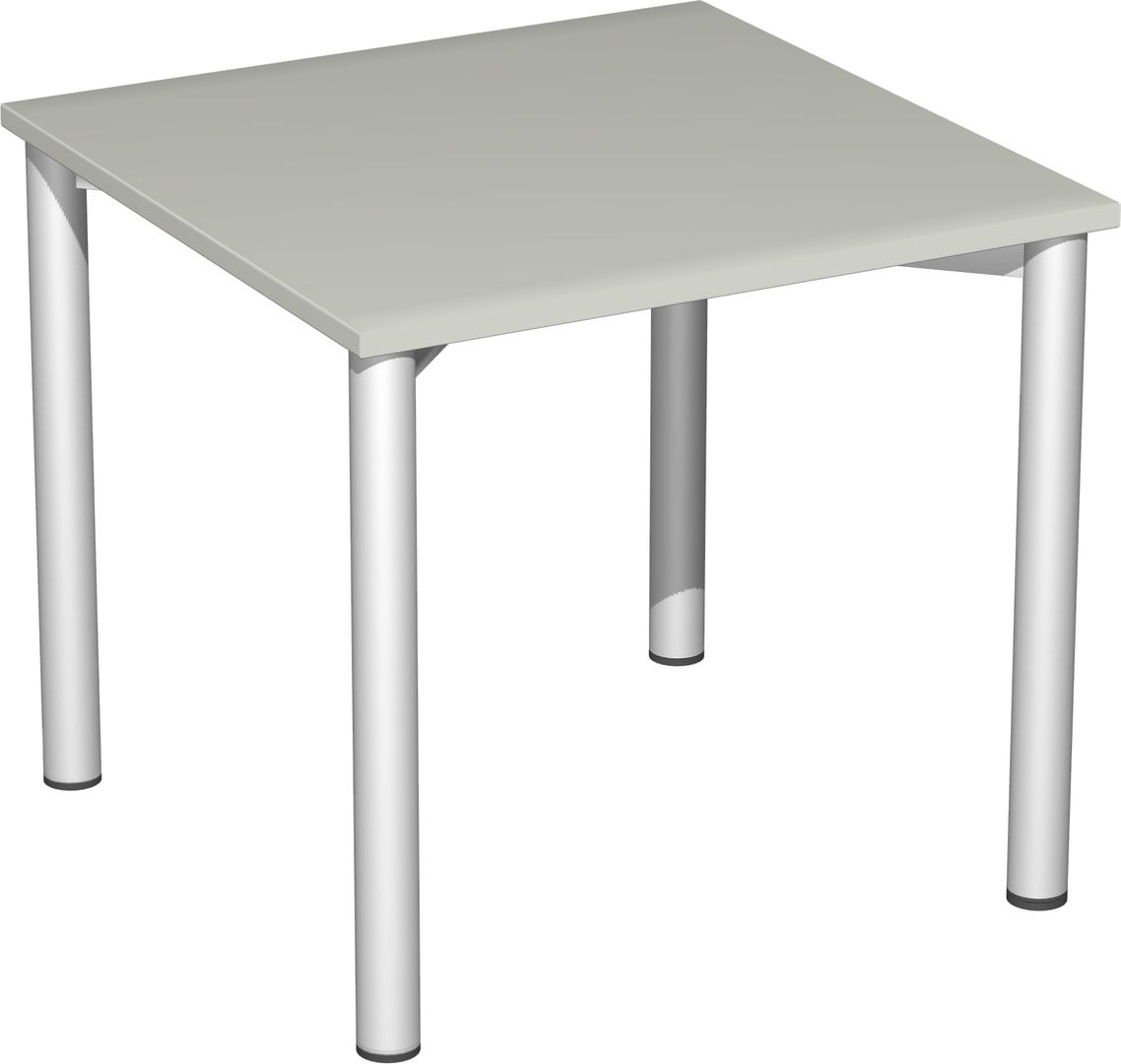 Schreibtisch - 4-Fuß Flex - Bürotisch - 720 x 1.200 x 600 mm (HxBxT) - Gestell anthrazit - Ahorn