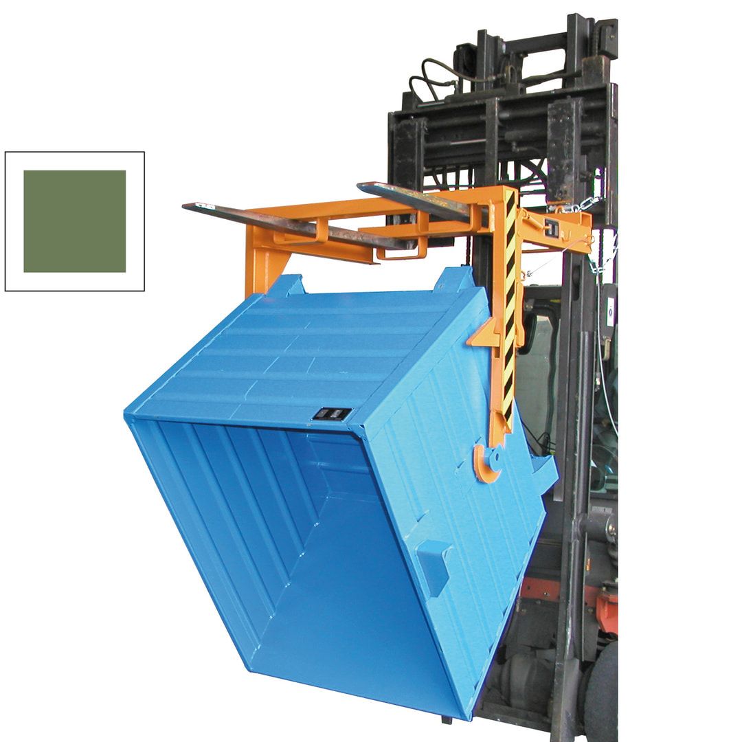 BAUER Kipptraverse - für Stapelkipper mit 1.500 l Volumen - hydraulisch - feuerrot