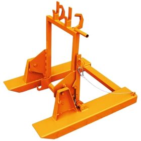 Mülltonnenkipper für Gabelstapler geeignet für 80 - 240 Liter Tonne, Selbstkipper, Seilzug, Kettensicherung, Traglast 600 kg, Farbe wählbar