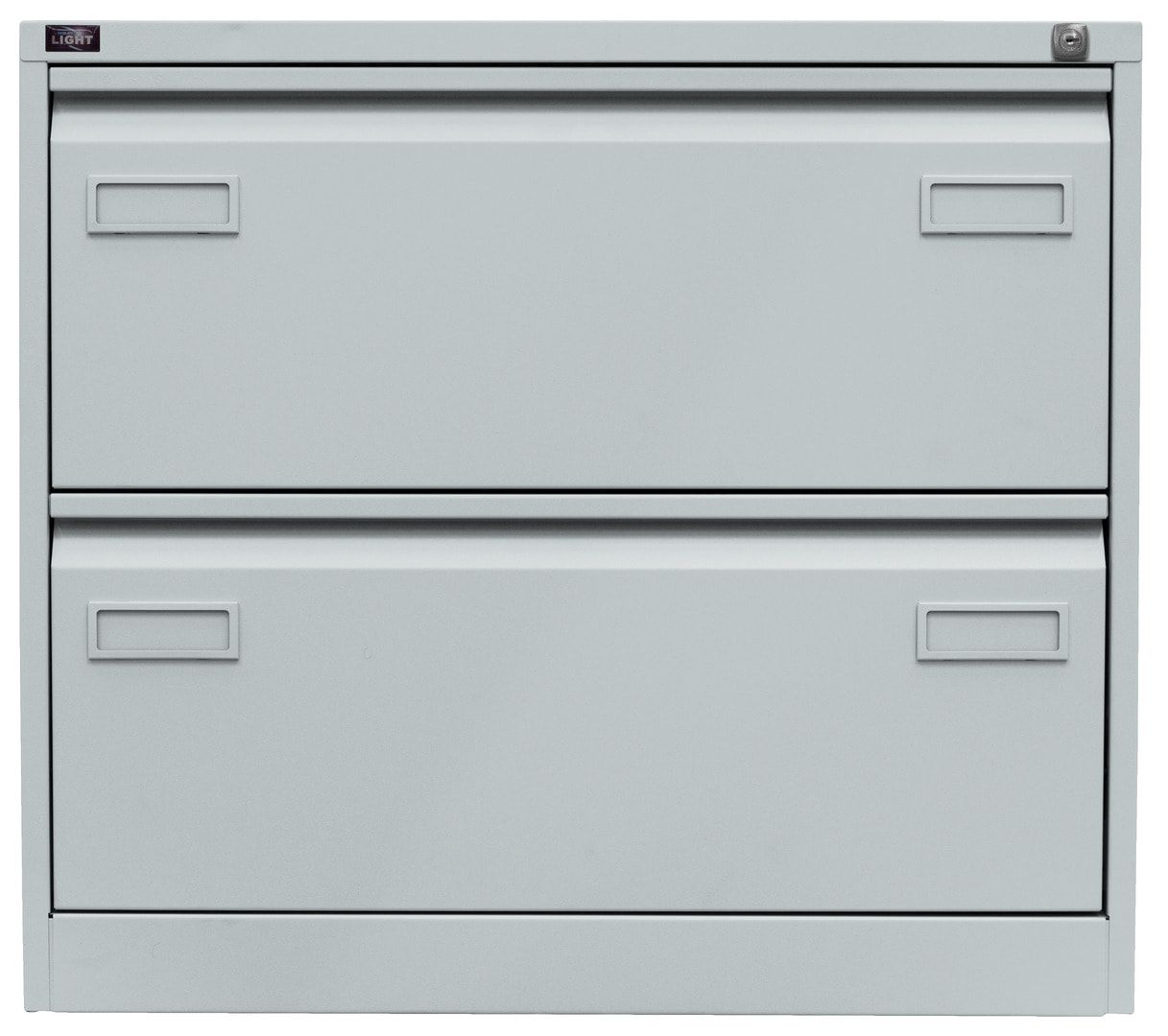 Bisley Light Hängeregistraturschrank - 2 Schubladen - doppelbahnig - Farbe blau