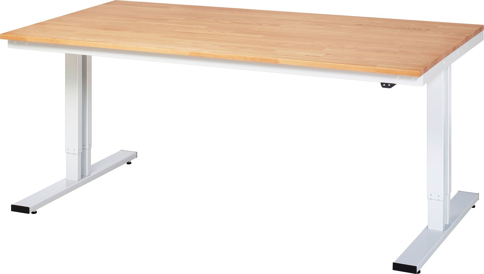 Arbeitstisch - elektrisch höhenverstellbar 720 - 1.120 mm - 2.000 x 1.000 mm (BxT) - Traglast 300 kg - Buche