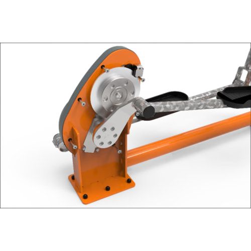 Crosstrainer, gelenkschonend, Ober-Unterkörper, 10 Widerstandsstufen, Magnetbremssystem, Handyhalterung, 1.670 x 700 x 1.650 mm (HxBxT), Grau