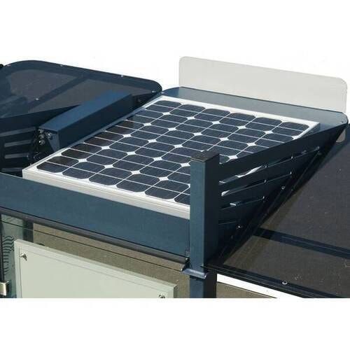 LED Beleuchtung für Wartehalle, Solarmodul