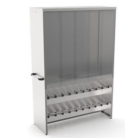 Trockenschrank für Kleidung und Schuhe, 20 Schuhrohre, 1.515 x 500 mm (BxT), Stahlblech, verzinkt, Schukostecker, verstellbare Füße, Version wählbar