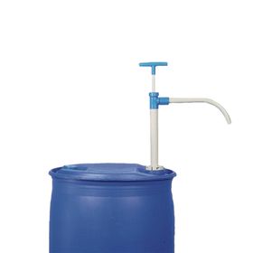 Fasspumpe mit Auslaufbogen - Tauchtiefe wählbar - aus Polypropylen (PP) - für Kanister, Fässer und Tanks