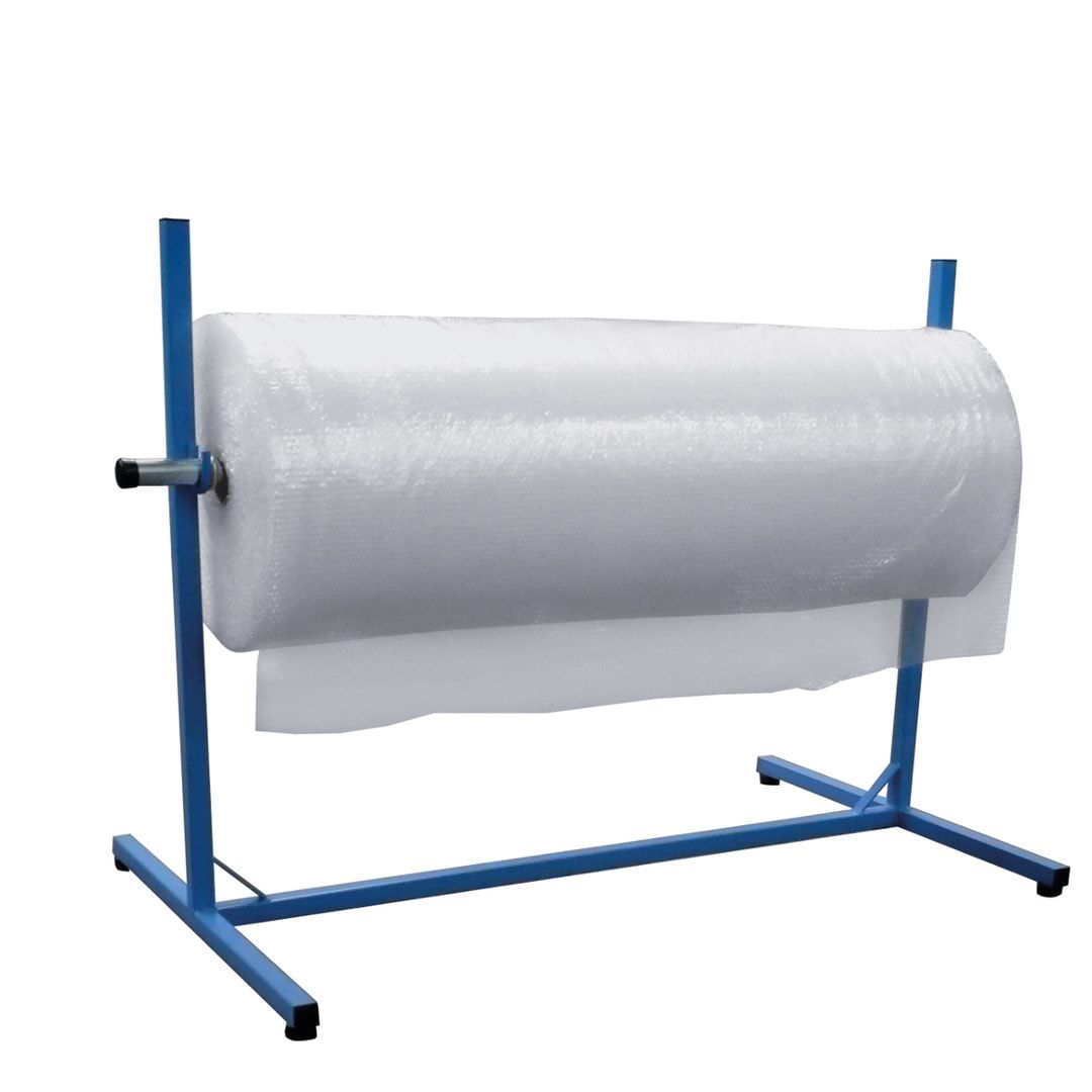 Rollenständer - für Rollenware - Tragkraft 100 kg - 1.210 x 1.010 x 1.830 mm (HxBxT) - lichtblau