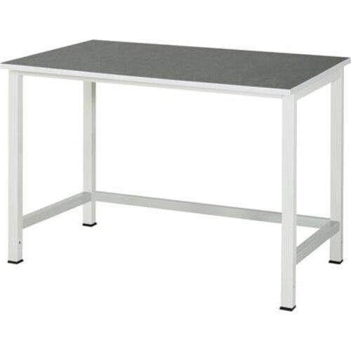 Arbeitstisch - 825 x 1.250 x 800 mm (HxBxT) - Traglast 500 kg - Linoleum - Anthrazitgrau