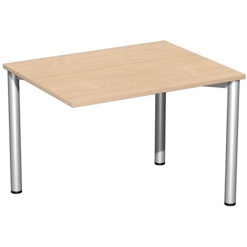 Schreibtisch - 4-Fuß Flex - Bürotisch - 720 x 1.000 x 800 mm (HxBxT) - Gestell anthrazit - Ahorn
