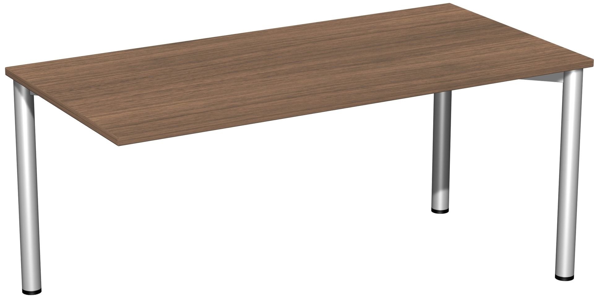 Schreibtisch - 4-Fuß Flex - Bürotisch - 720 x 1.200 x 600 mm (HxBxT) - Gestell anthrazit - Ahorn
