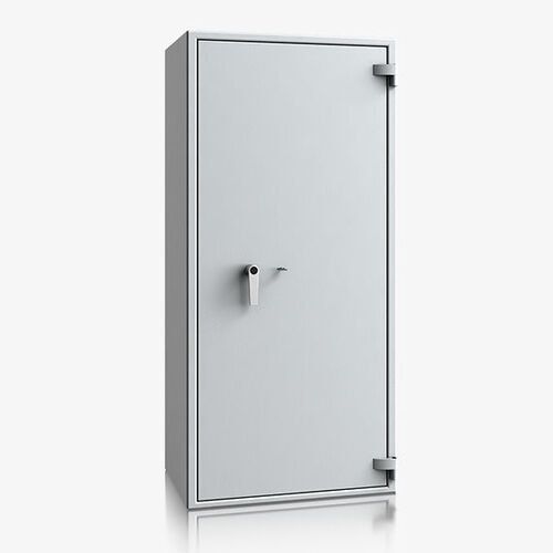 Dokumententresor, Geldschrank, Safe, VdS Klasse 1, 60 Minuten feuerfest, Türen 1-flügelig, 3 Fachböden, 1.137 x 704 x 471 mm (BxT), Farbe lichtgrau