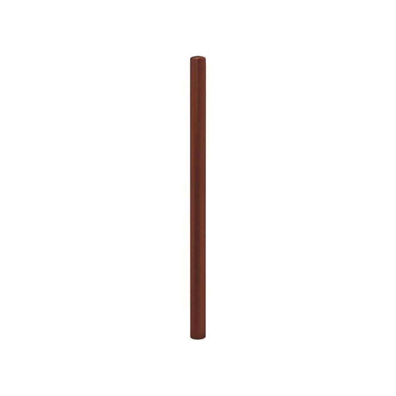 Einfacher Pfosten mit Bogenkopf - Durchmesser 60 mm - Höhe 1.100 mm - Farbe enzianblau