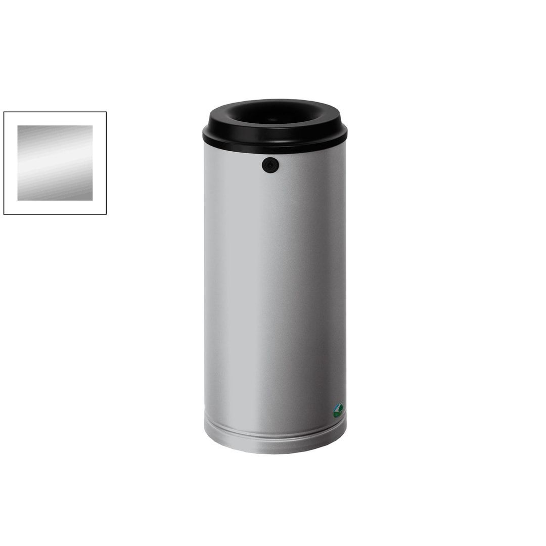 Papierkorb - Mülleimer - rund - Volumen 24 l - 580 x 250 x 250 mm (HxBxT) - Antik silber