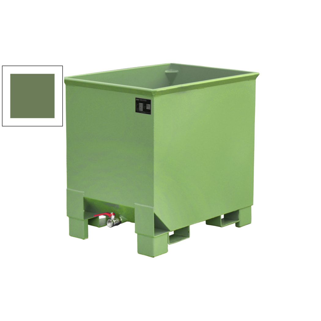 Spänekasten - 3-fach stapelbar - Volumen 300 l - Traglast 500 kg - 795 x 840 x 620 mm (HxBxT) - feuerrot