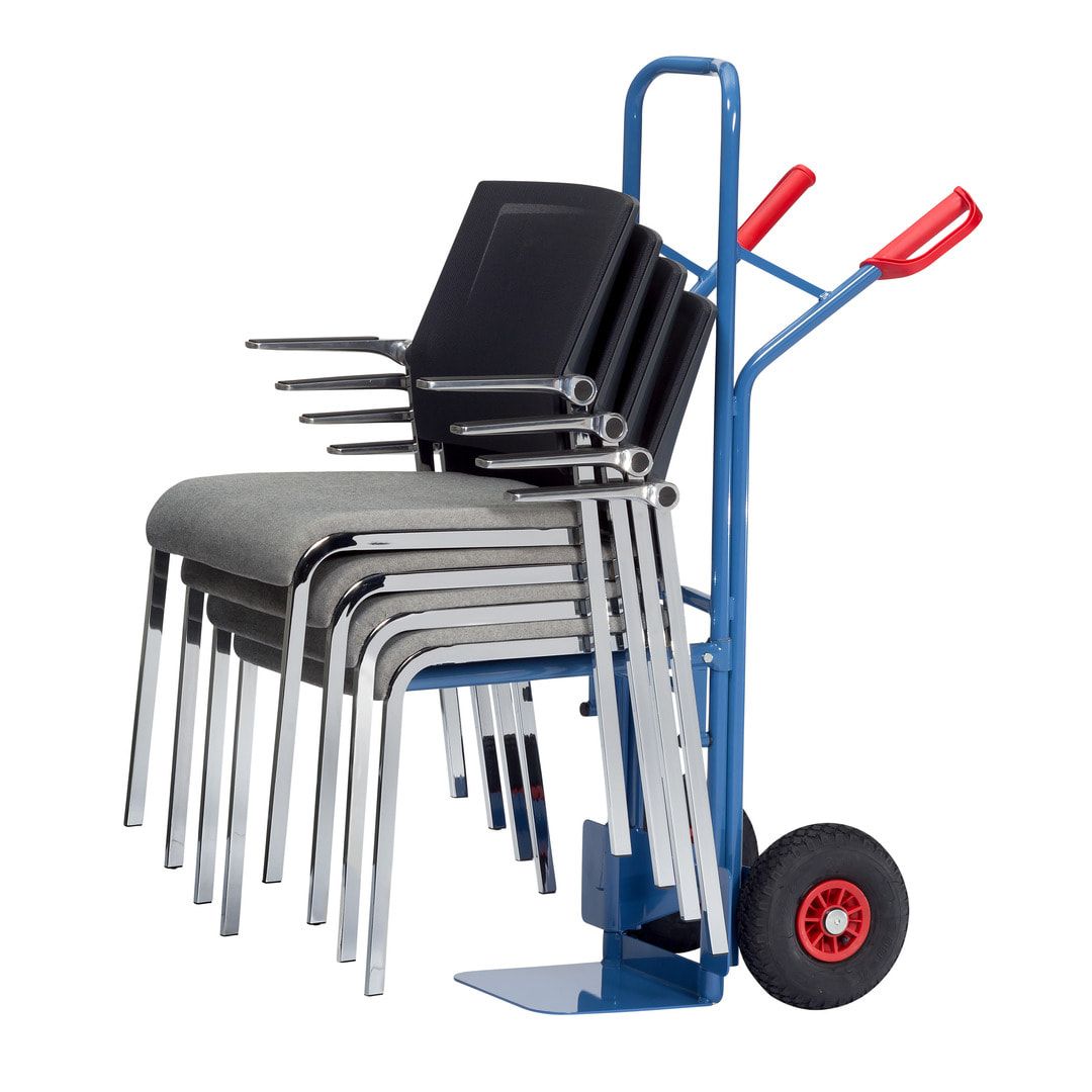 Fetra - Stuhlkarre - Tragkraft 300 kg - (BxT) 320 x 250 mm - Höhe 1.300 mm - Luftbereifung