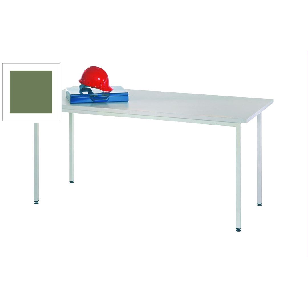 Meisterschreibtisch - melaminharzbeschichtete Arbeitsplatte - 720 x 1.700 x 800 mm (HxBxT) - anthrazitgrau