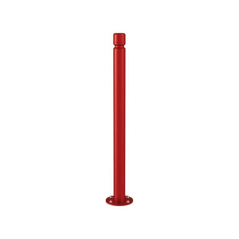Neigbarer Pfosten mit Flachkopf - 76 x 1.100 mm (DxH) - Farbe enzianblau - Pfosten mit Gelenk - beweglicher Pfosten
