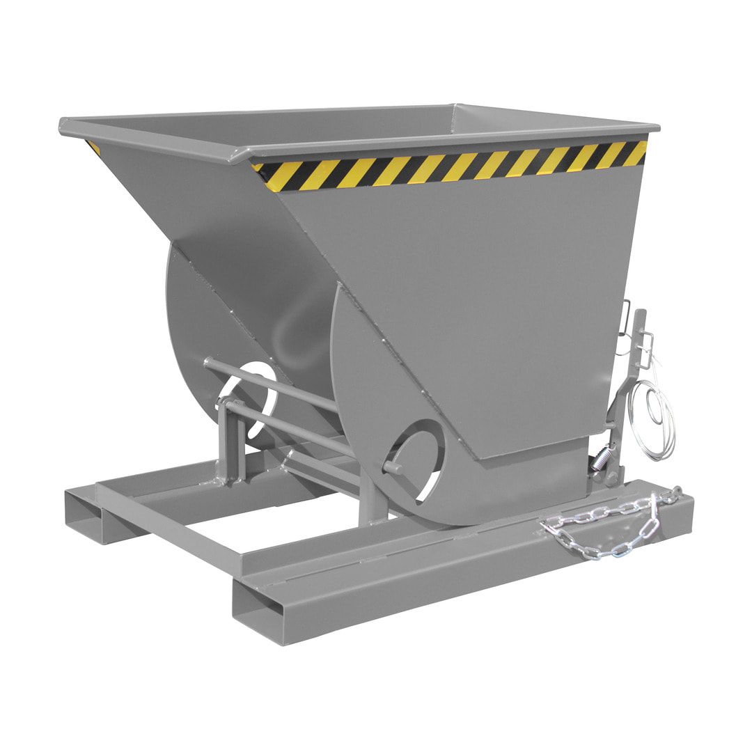 BAUER Muldenkippbehälter - 500 l Volumen - 1.000 kg - feuerverzinkt