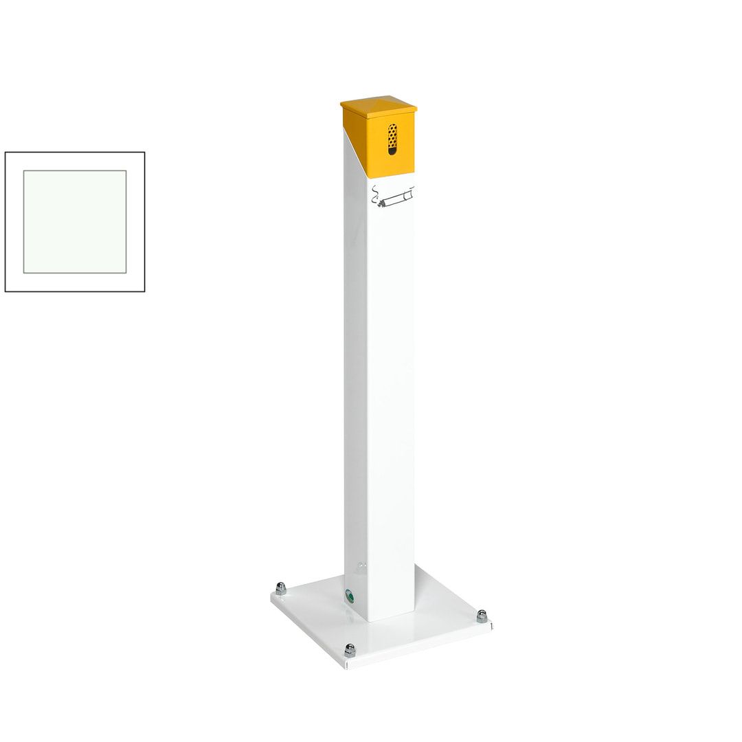 Standascher eckig - 2 l - 1.005 x 300 x 300 mm (H x B x T) - anthrazit