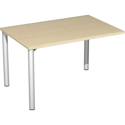 Schreibtisch - 4-Fuß Flex - Bürotisch - 720 x 1.000 x 800 mm (HxBxT) - Gestell anthrazit - Ahorn