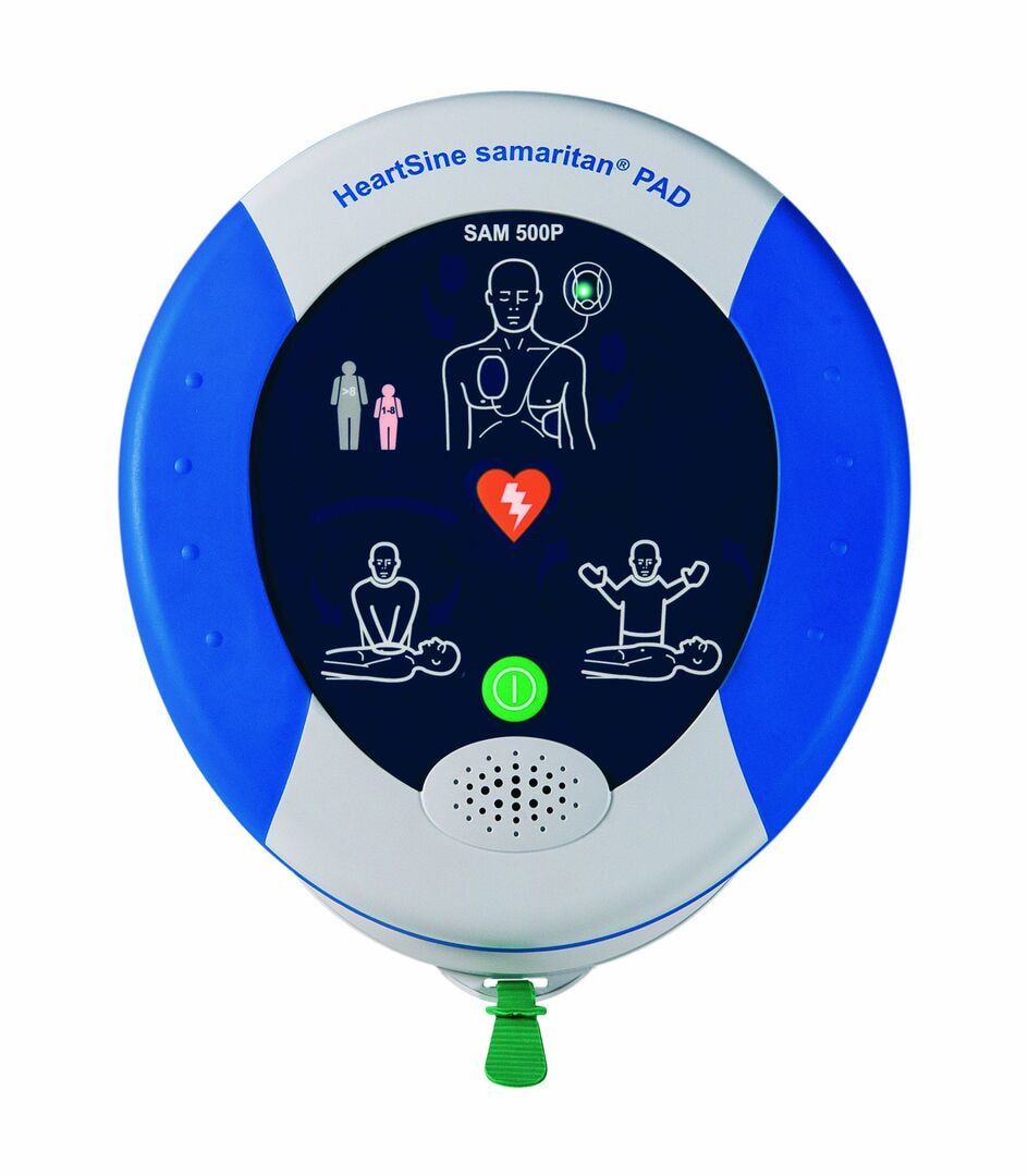 Stryker Defibrillator, AED, halbautomatisch, Echtzeit Feedback HLW-Qualität, Anleitungen, wöchentlicher Selbsttest, 48 x 184 x 200 mm (HxBxT), ca. 1kg