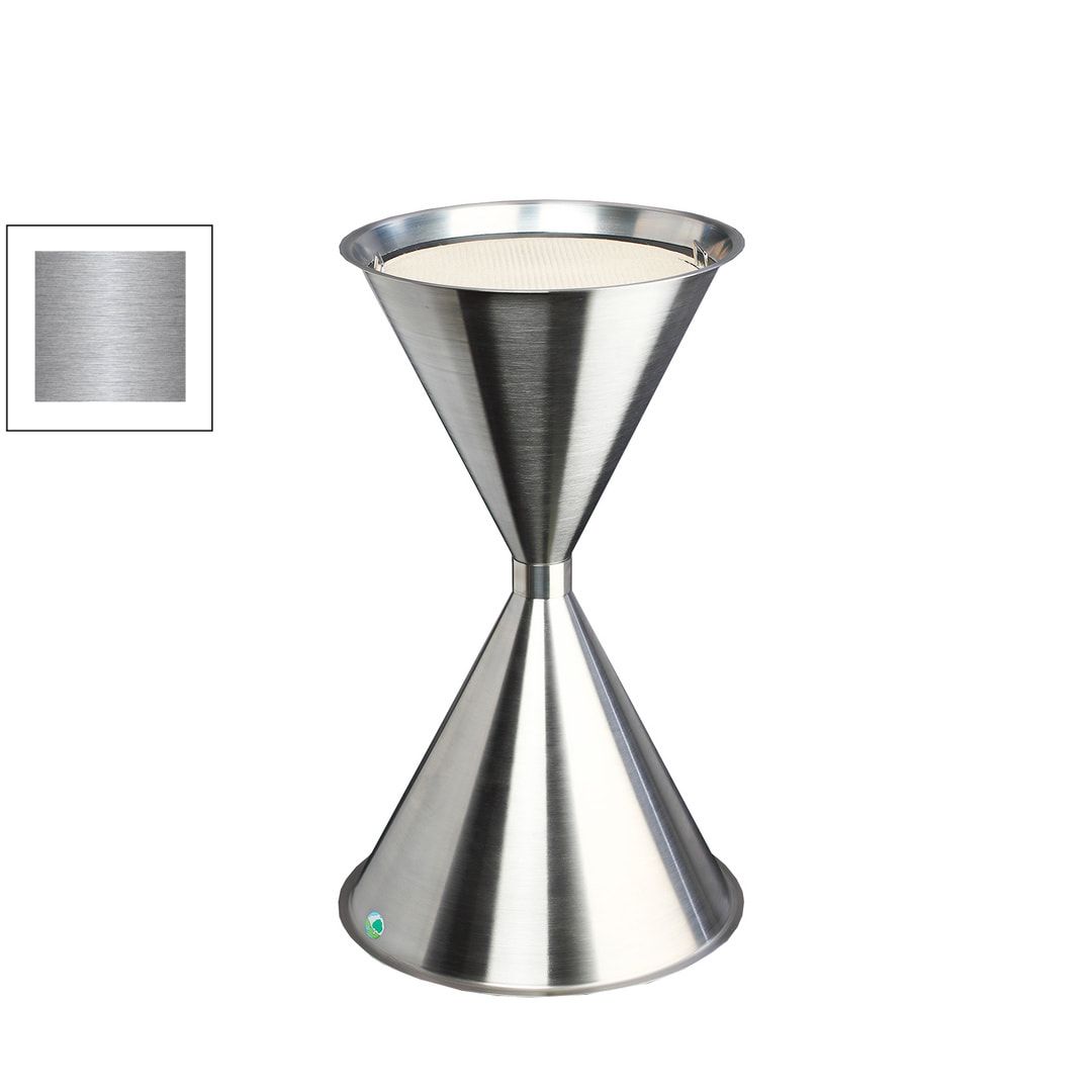 Standascher - 730 x 400 mm - Schale, Sieb - Antik silber