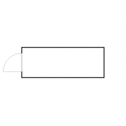 Gefahrstoffcontainer - Gefahrstoffdepot - 2.310 x 6.080 x 2.170 mm (HxBxT) - Auffangvolumen 2.060 l - Sensorlüfter - Doppelflügeltür kurze Seite