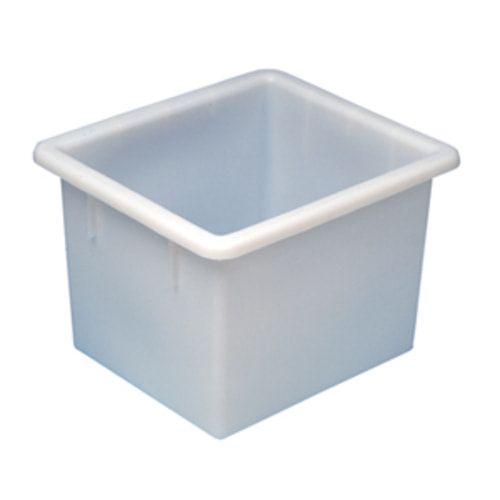 Becken mit umlaufenden U-Rand - Polyethylen - 40 l - 710x490x185mm - weiß - 2 Stück