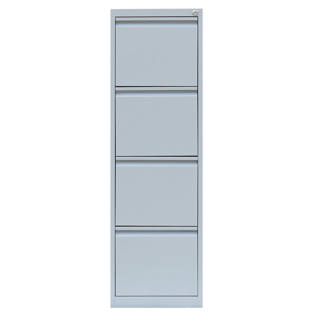 Hängeregistraturschrank, Hängeregisterschrank, 4 Schubladen, 1-bahnig, DIN A4, 1.320 x 400 x 620 mm (HxBxT), Korpus- und Schubladenfarbe wählbar