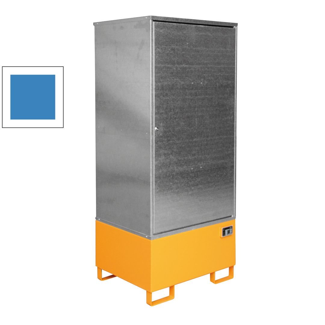 Gefahrstoffschrank für ein 200-l-Fass - Auffangvolumen 200 l - feuerrot