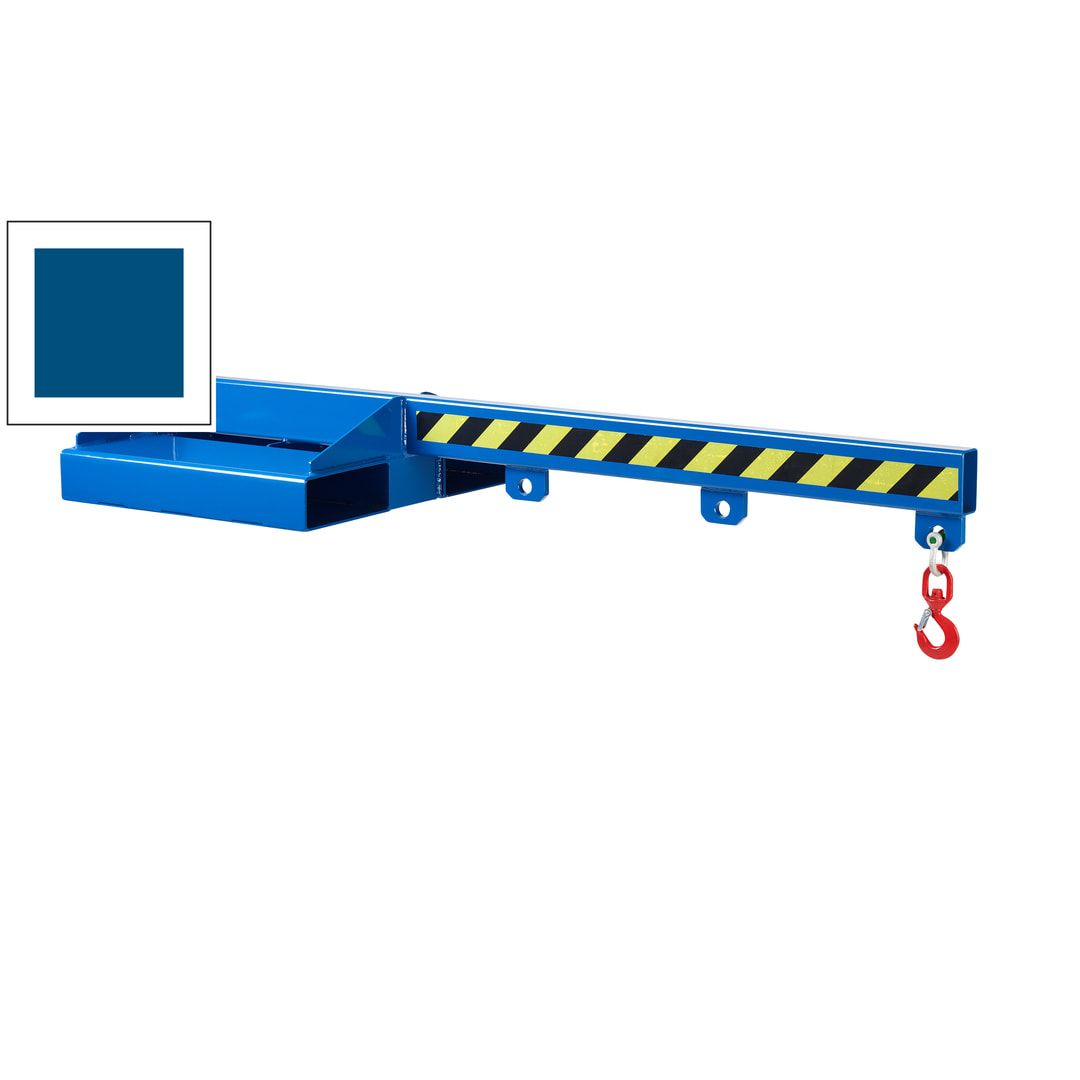 Lastarm - Kranarm - Länge 1.500 mm - Traglast 1.050 - 5.000 kg - enzianblau