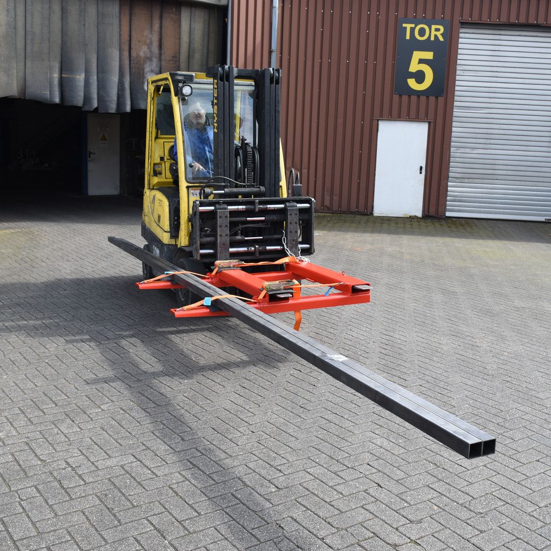Langgutseitenlader - Traglast 750 kg - 145 x 1.100 x 1.465 mm (HxBxT) - feuerrot